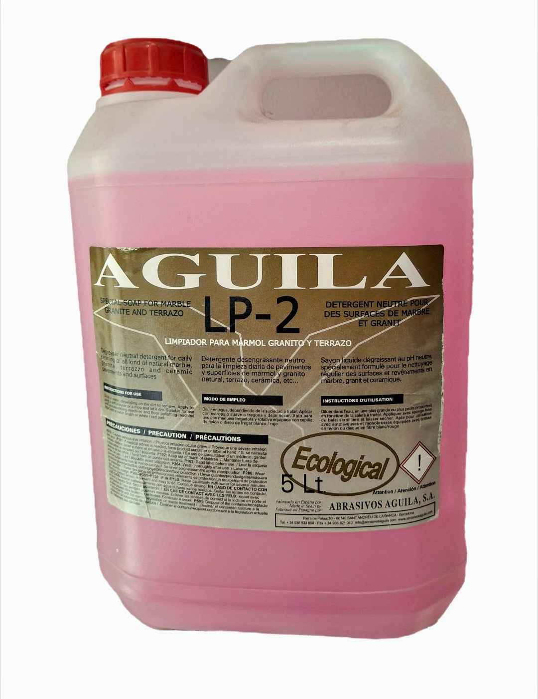 Aguila LP-2: Limpiador Neutro y Desengrasante Ecológico (5 Litros)