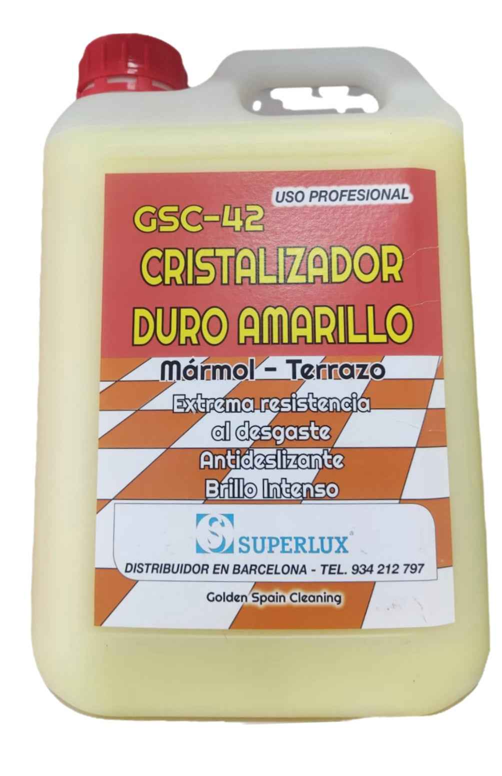 Cristalizador Duro Amarillo GSC-42 – Brillo Intenso y Resistencia Extrema
