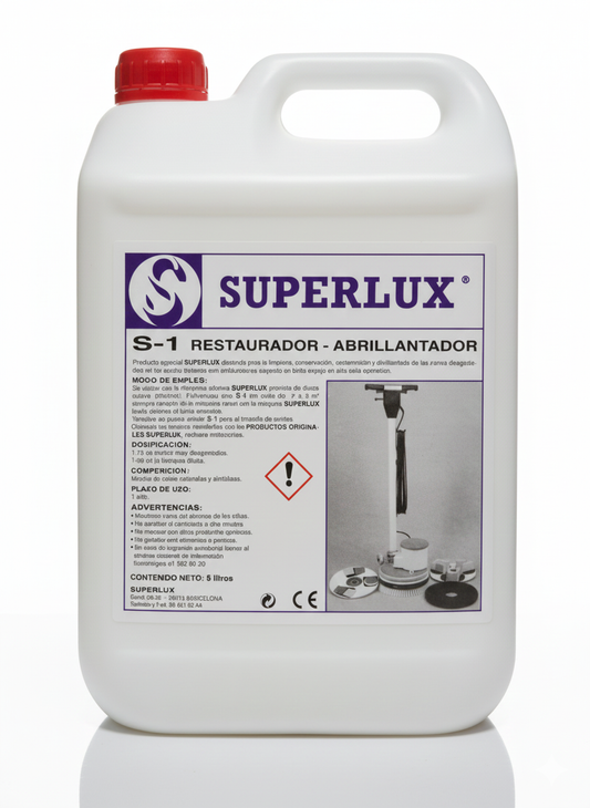 Restaurador y Abrillantador Profesional  SUPERLUX - SUPER BRILLO